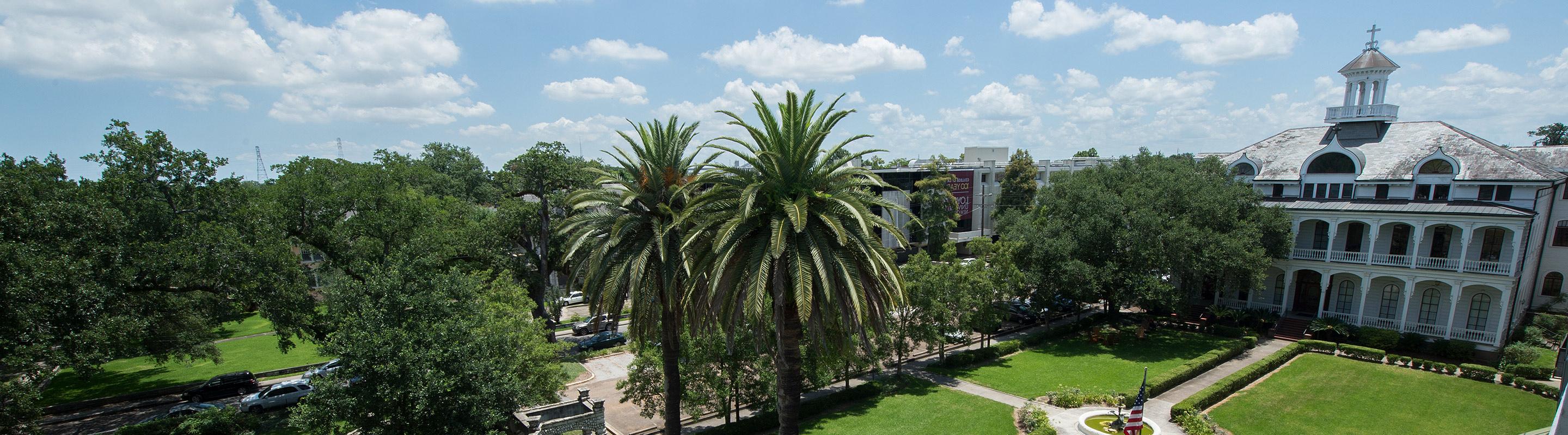 Greenville Hall Aerial shot